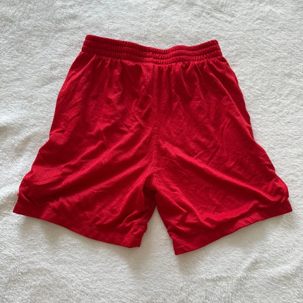 Nike NBA Basketball Shorts Kids M 10-12 Red Navy Blue Athletic Mesh Bundle